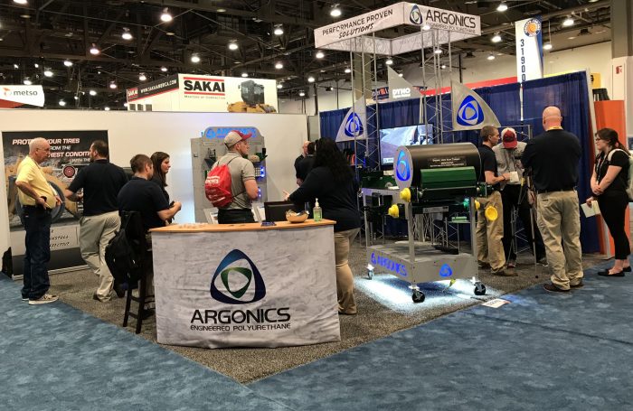 Argonics booth overview at CONEXPO-CON/AGG